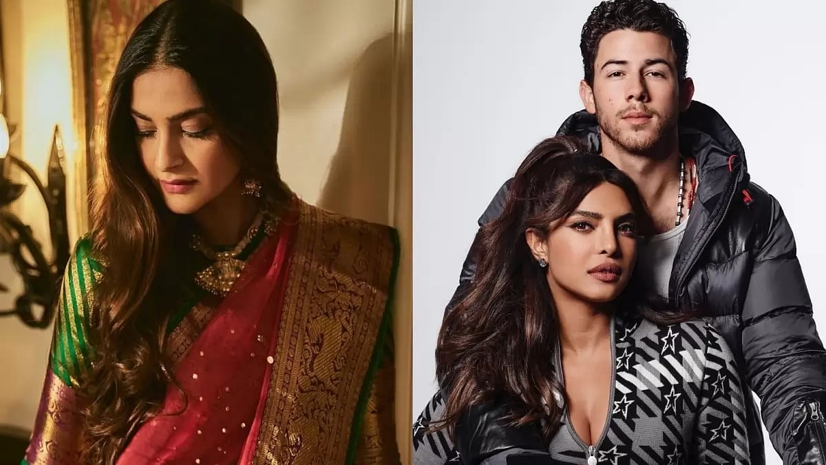 Sonam Kapoor; Nick Jonas and Priyanka Chopra