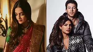 Sonam Kapoor; Nick Jonas and Priyanka Chopra