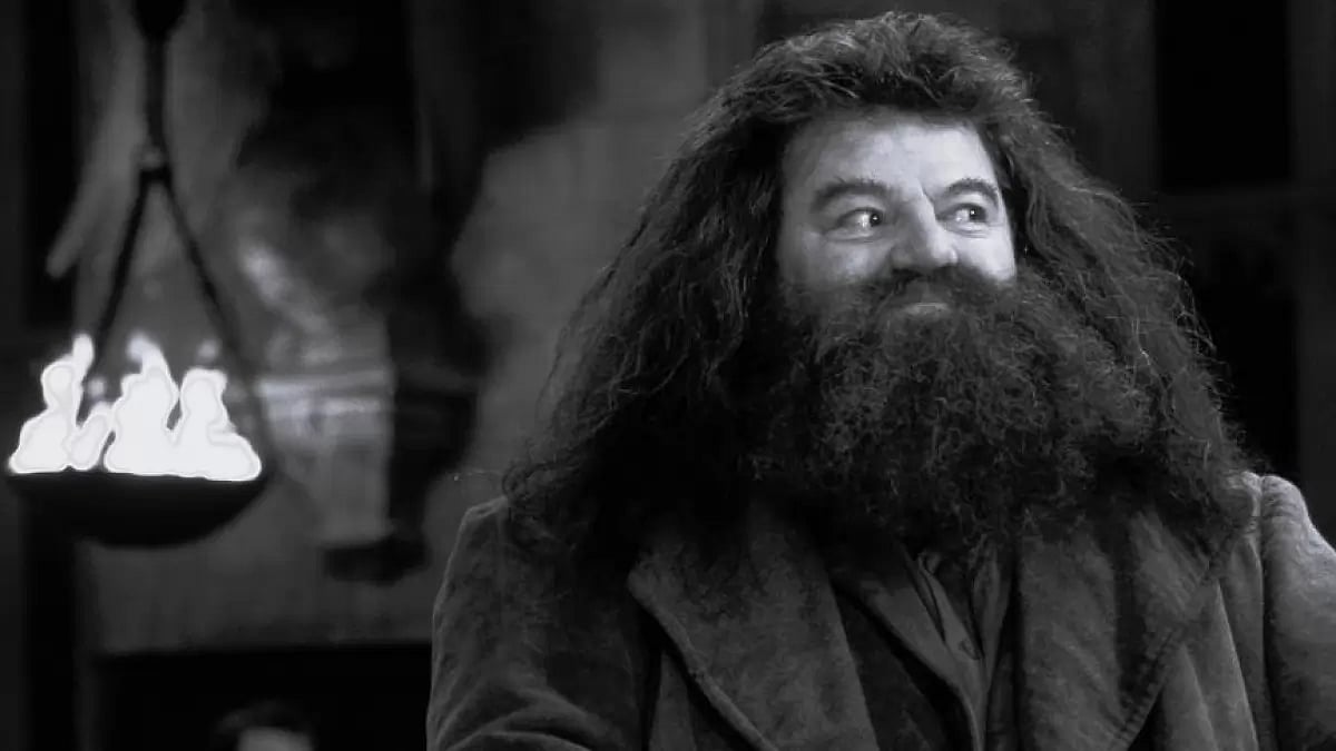  Robbie Coltrane who played Hagrid