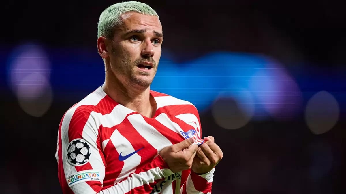 Antoine Griezmann was set up by Álvaro Morata in the 47th minute against Athletic Bilbao in La Liga.