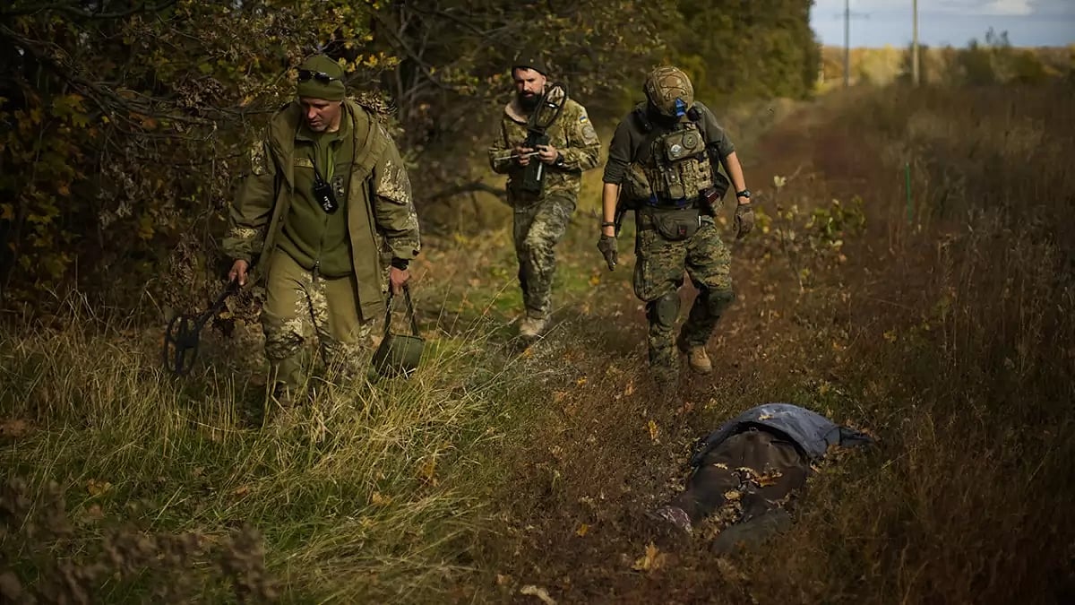 Russia Ukraine War Mines