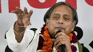 Shashi Tharoor in Lucknow