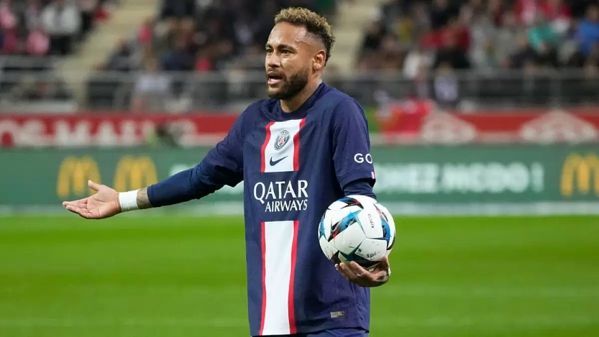 Neymar currently plays for French Ligue 1 side Paris Saint-Germain.    