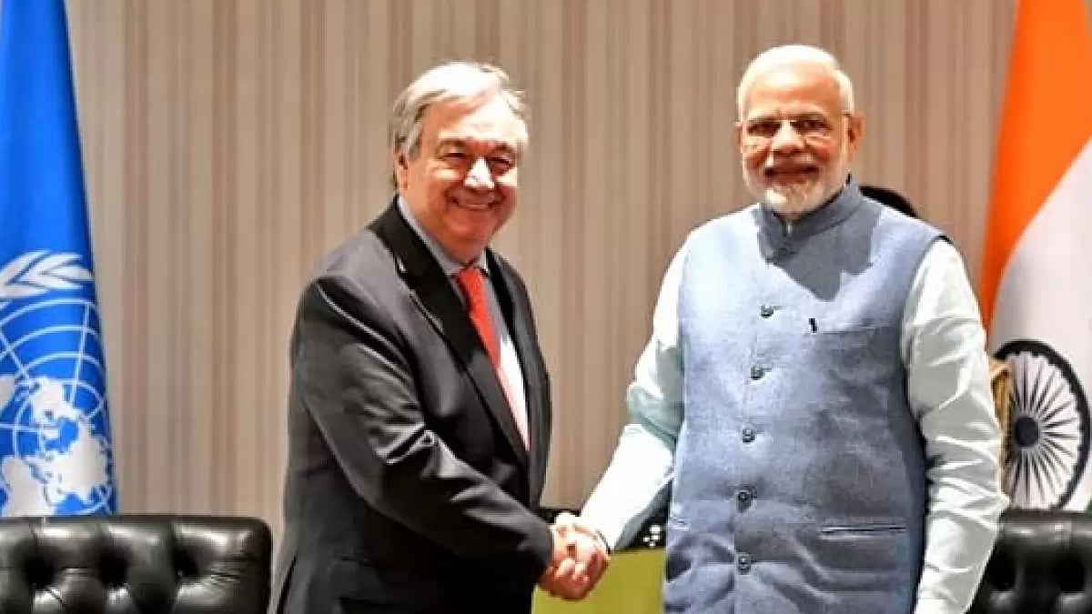 Gueterres will be in India from October 18 to 20 and will join PM Modi for Mission LiFE event.