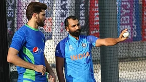 Mohammed Shami (R) will spearhead the Indian attack at ICC T20 World Cup 2022 in Australia.