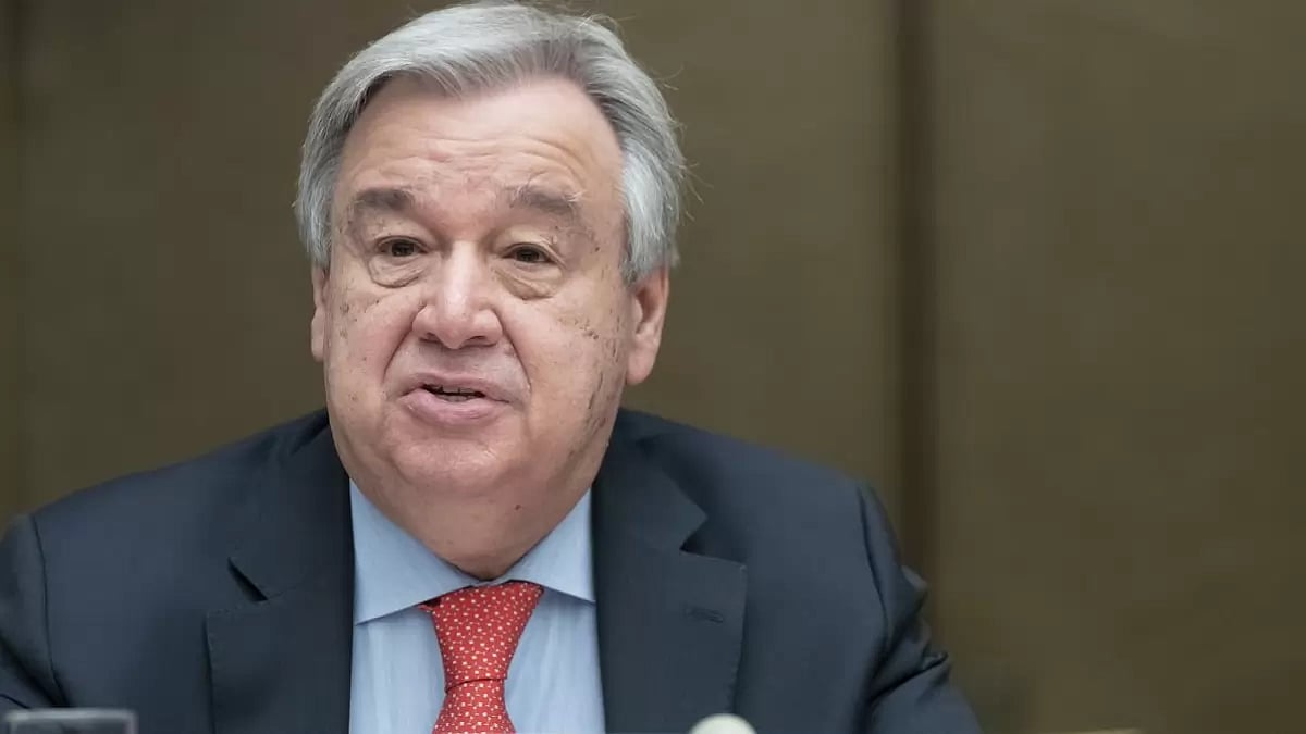 UN Secretary General Antonio Gueterres