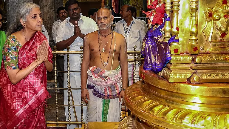 Nirmala Sitharaman in Tirupati - null