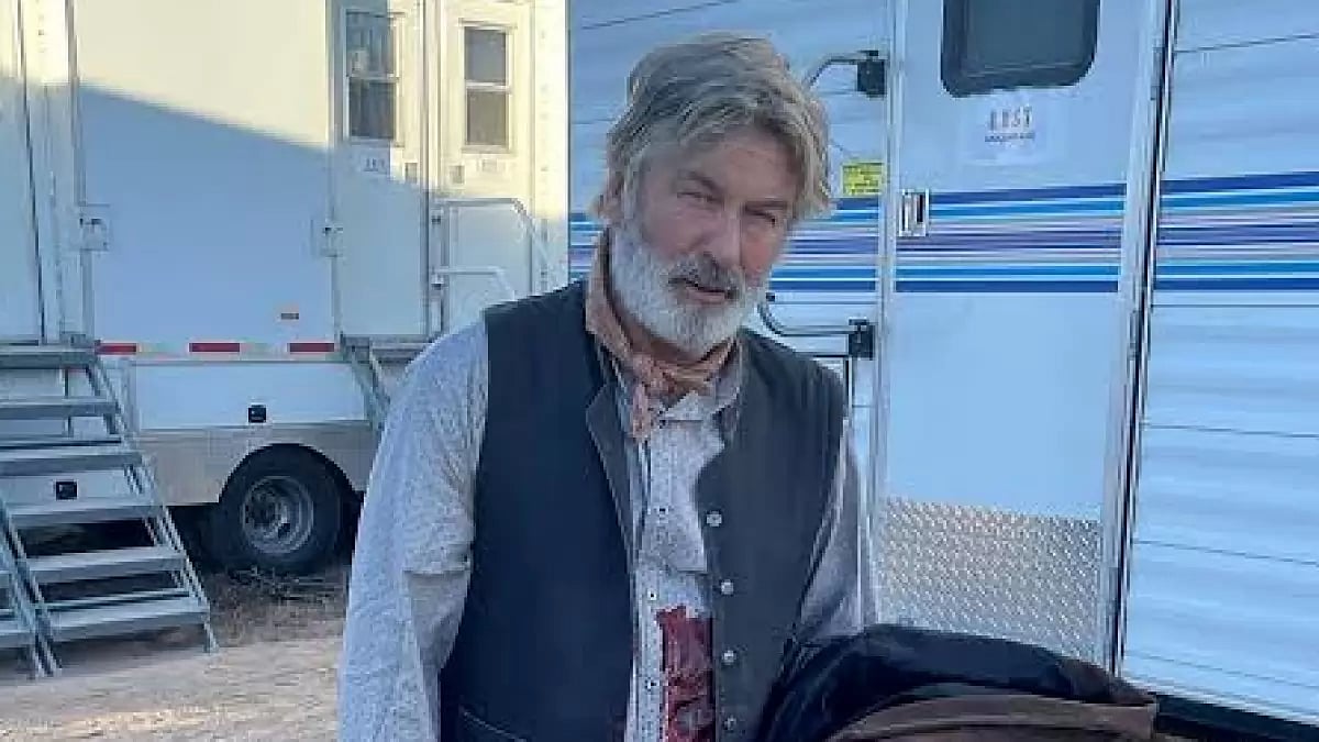Alec Baldwin on the sets of ‘Rust’ 