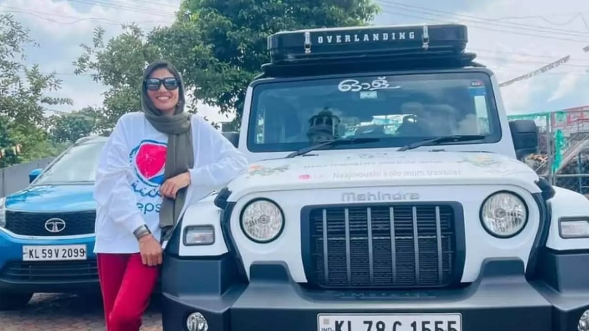 Noushi said it may be for the first time that a woman from Kerala was undertaking an overlanding trip.
