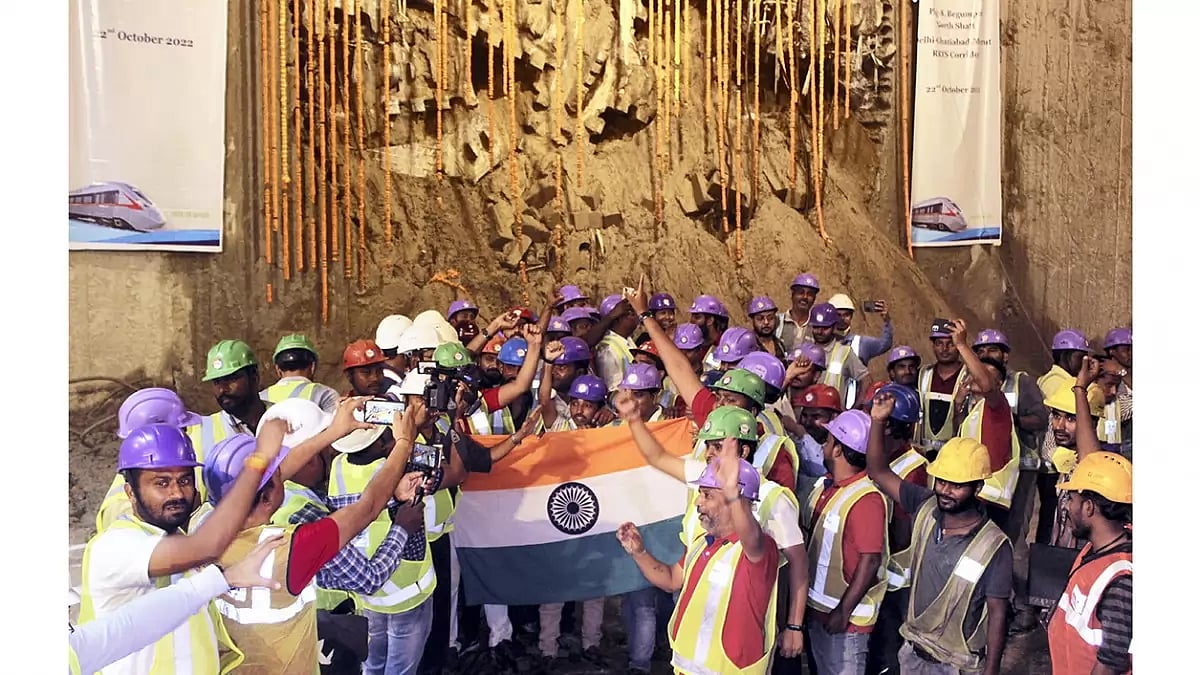 Tunnel inauguration of Delhi-Meerut RRTS Corridor