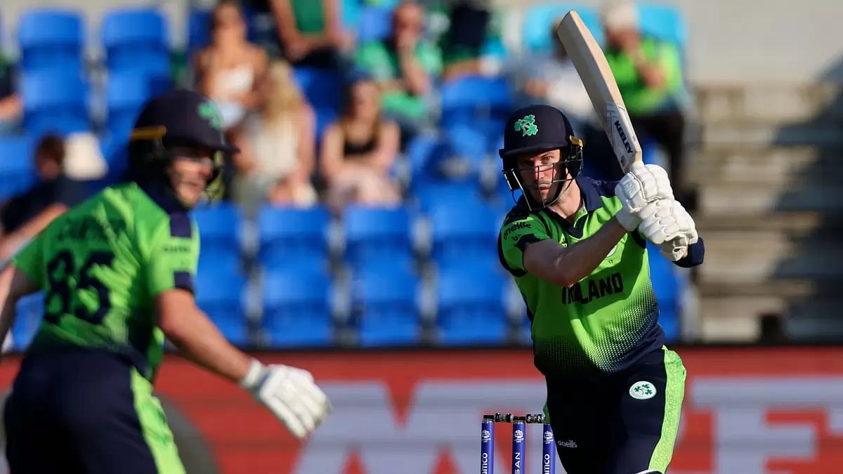 Ireland all-rounder George Dockrell in action.