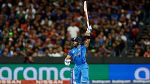 Virat Kohli's 82* consisted of six fours and four huge sixes.