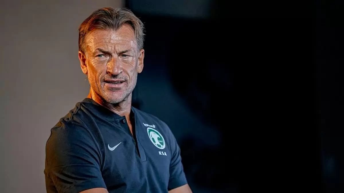 File : Saudi Arabia coach Herve Renard took over from Roberto Mancini.