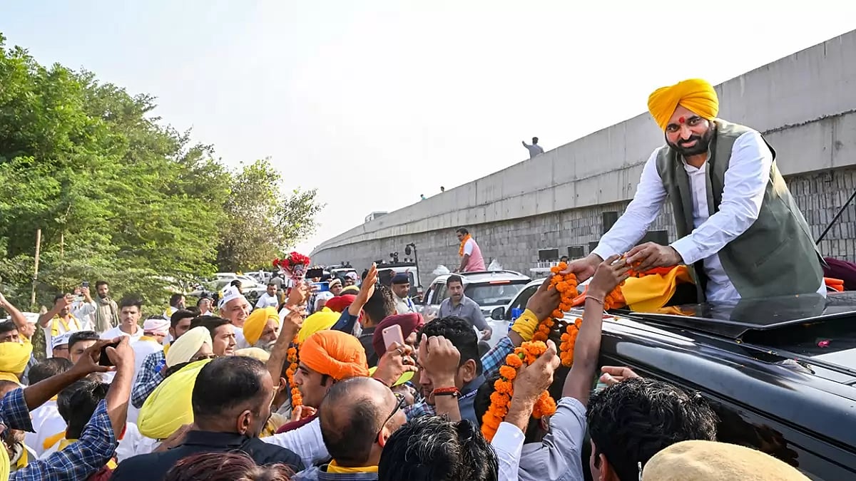 Bhagwant Mann in Hisar 