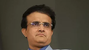 Former India captain Sourav Ganguly.