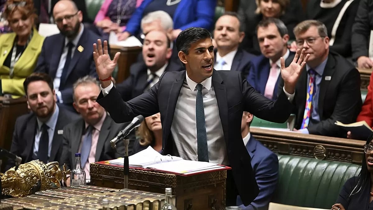 PM Rishi Sunak speaks in the House of Commons 