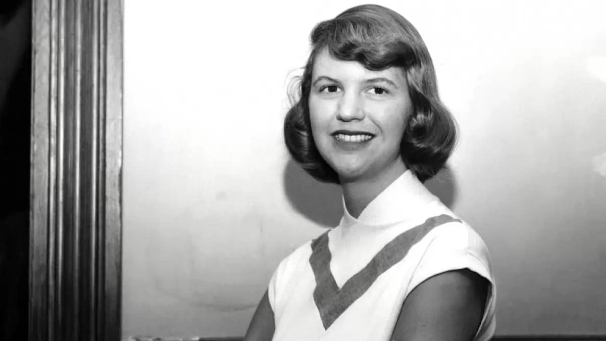 Poet Sylvia Plath 