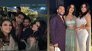 Aryan Khan, Nysa Devgan and Janhvi Kapoor party together