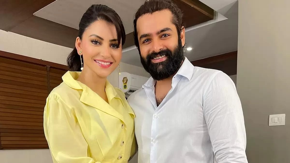 Urvashi Rautela with Ram Pothineni