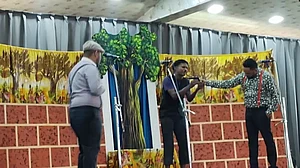 Scene from the Konkani tiatr, Cavelchi Sundari, directed by Michael Gracias