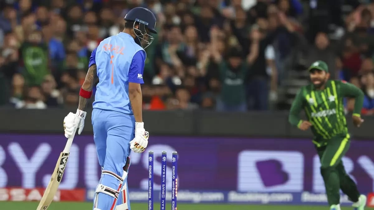 KL Rahul has scored 4 & 9 in two innings in the T20 World Cup 2022.