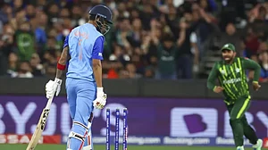 KL Rahul has scored 4 & 9 in two innings in the T20 World Cup 2022.