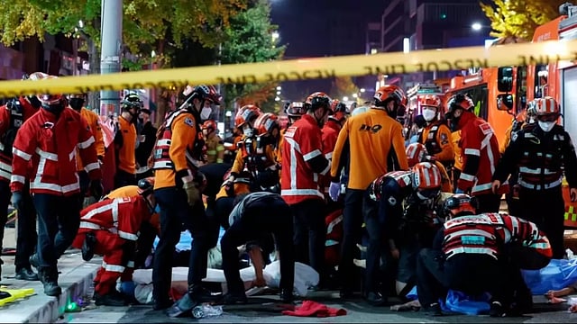 100 Injured, Around 50 People Suffer Cardiac Arrest In Stampede At Halloween Festival In Seoul