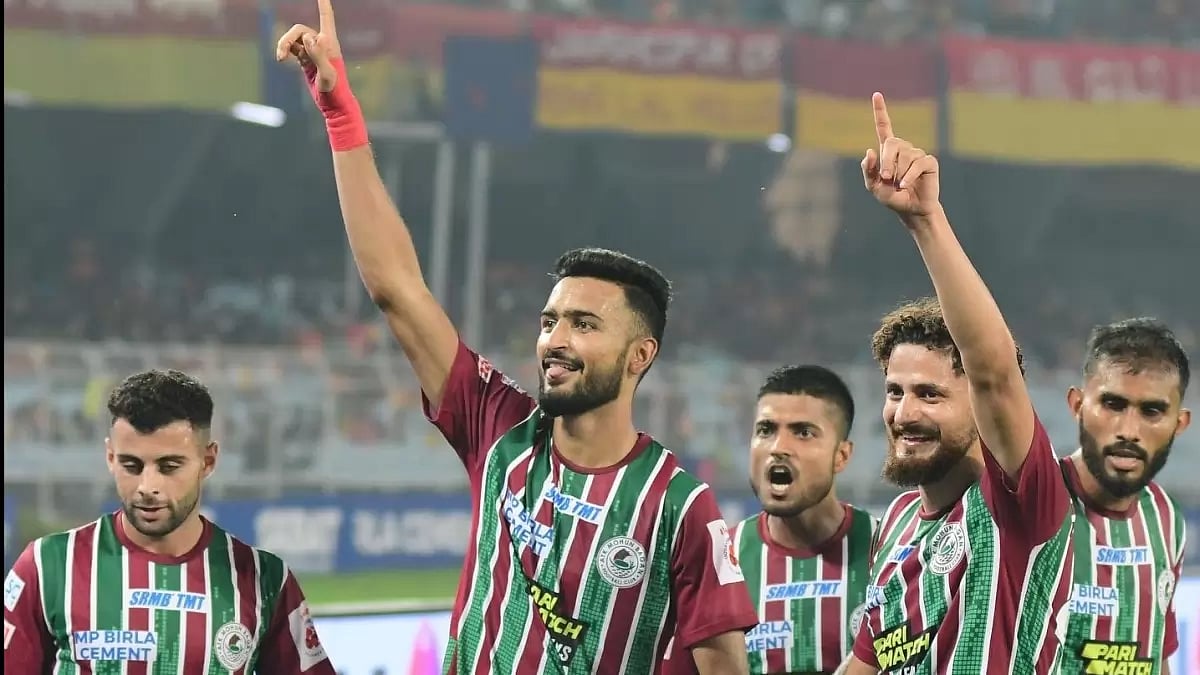 Manvir Singh scored the second goal for ATK Mohun Bagan against East Bengal. 