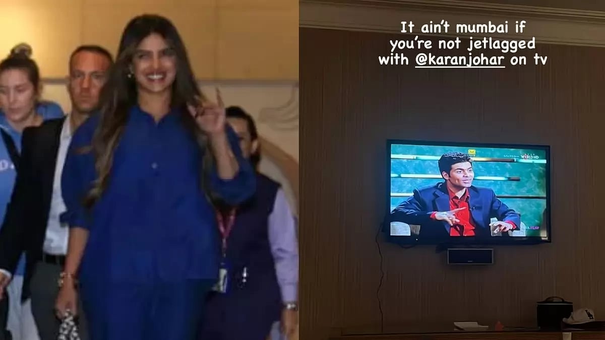 Priyanka Chopra clicked at the Mumbai airport 