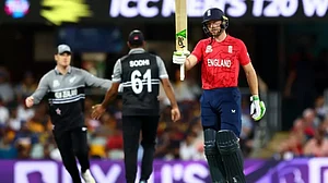 England's Jos Buttler scored a valiant half-century.