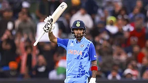 KL Rahul scored a brilliant half-century for India.