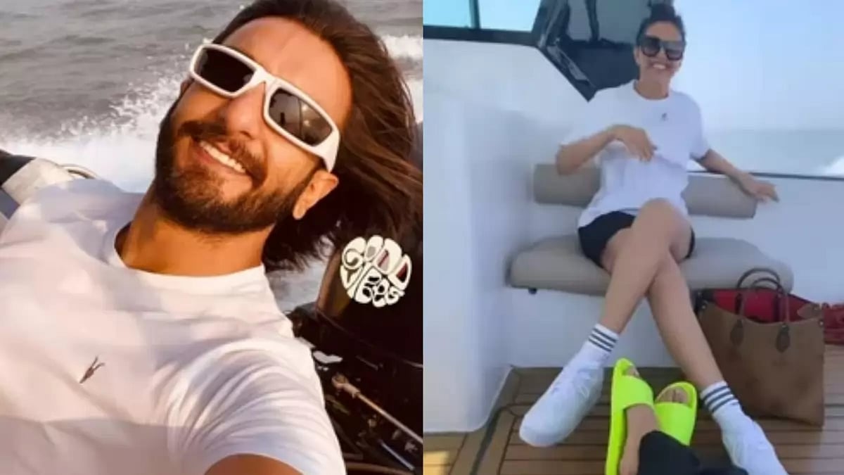 Ranveer Singh and Deepika Padukone