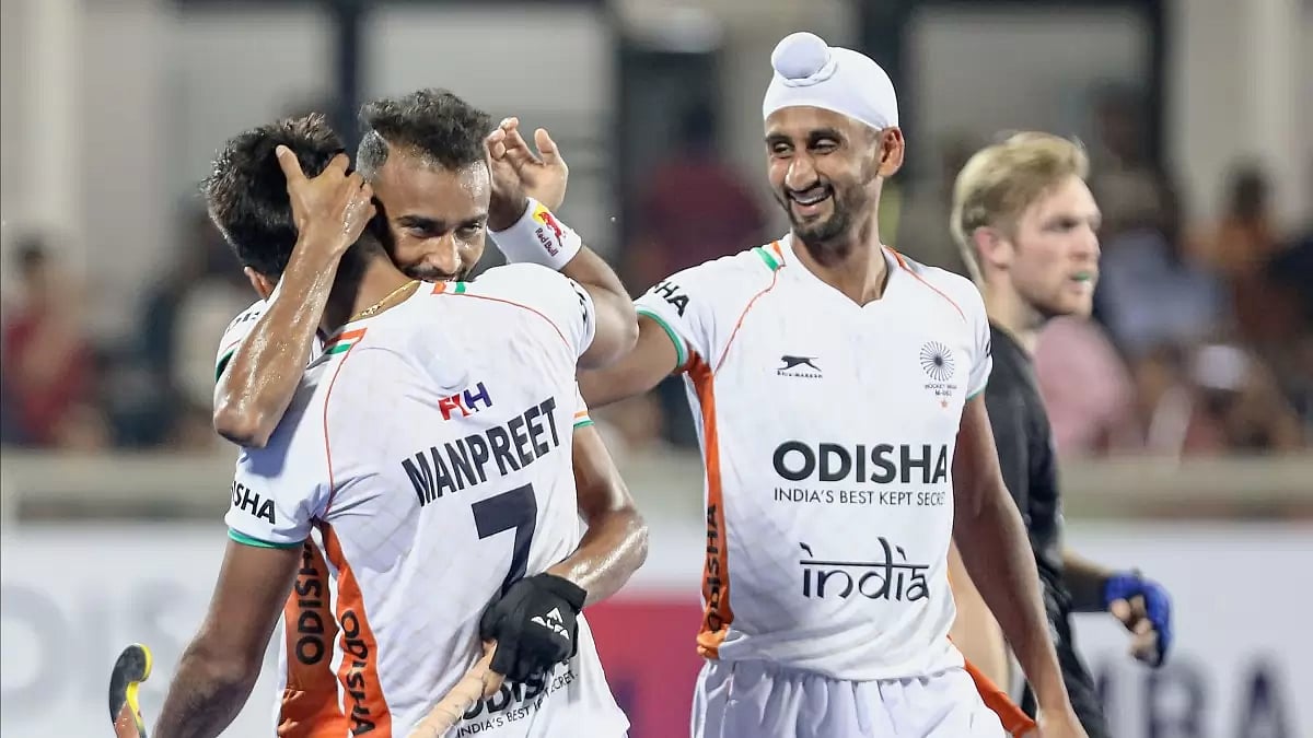 After trailing 1-3, India came from behind to beat New Zealand 7-4.