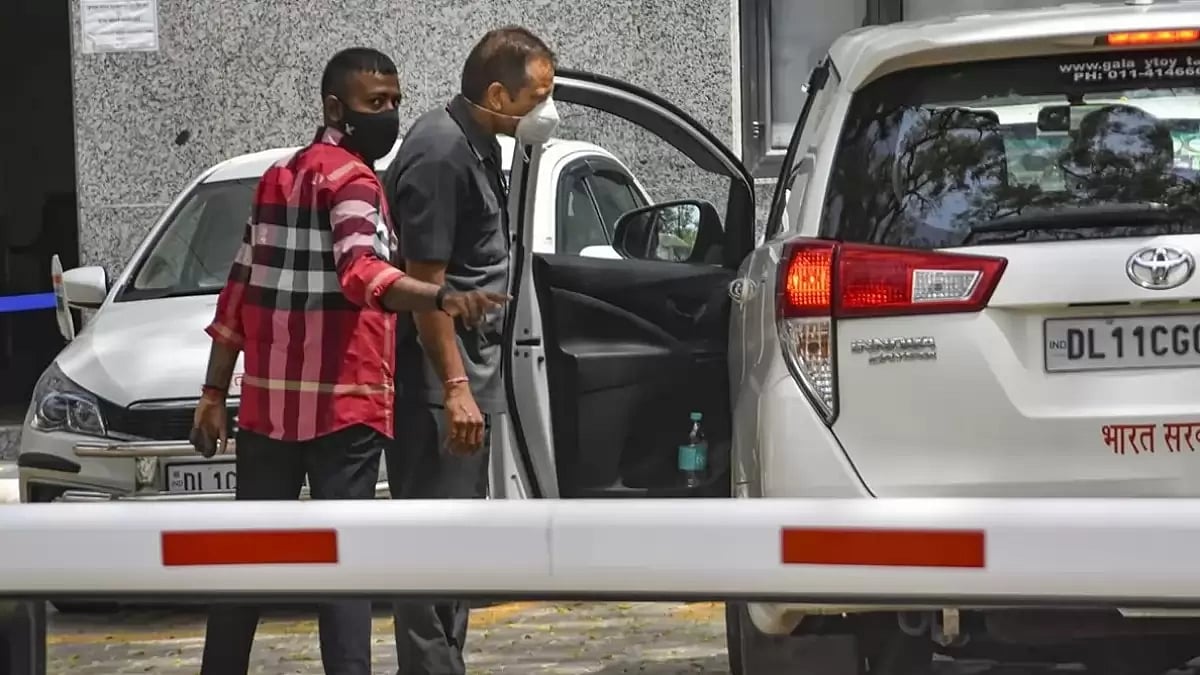 Conman Sukesh Chandrashekar in Delhi 