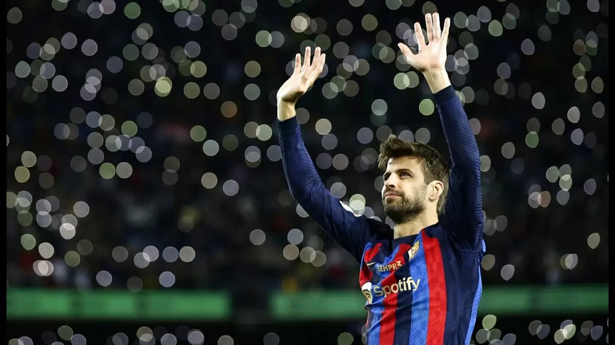 Pique won 30 titles with Barcelona, including 8 Spanish leagues and 7 Copa del Rey crowns.