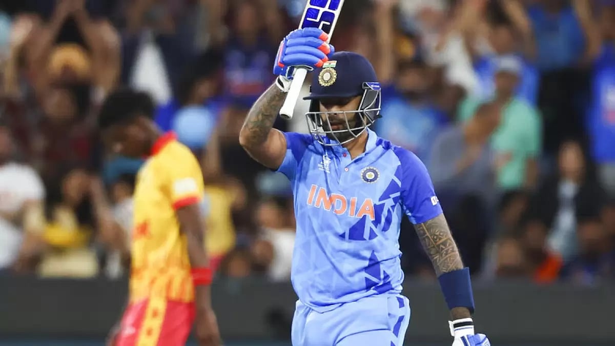 Suryakumar Yadav has scored three fifties in 5 matches in the T20 World Cup.