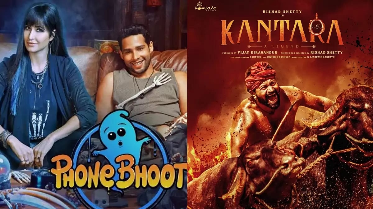 Posters of 'Phone Bhoot' and 'Kantara'