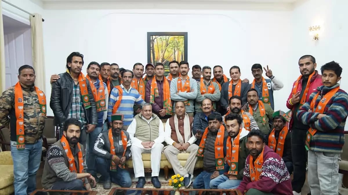 Congress leaders after joining BJP ahead of Himachal Pradesh Elections 