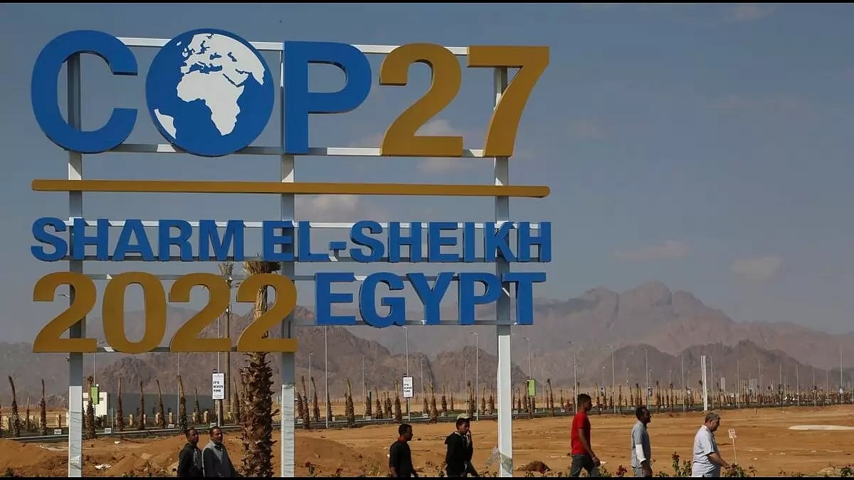 COP27 held in Egypt.