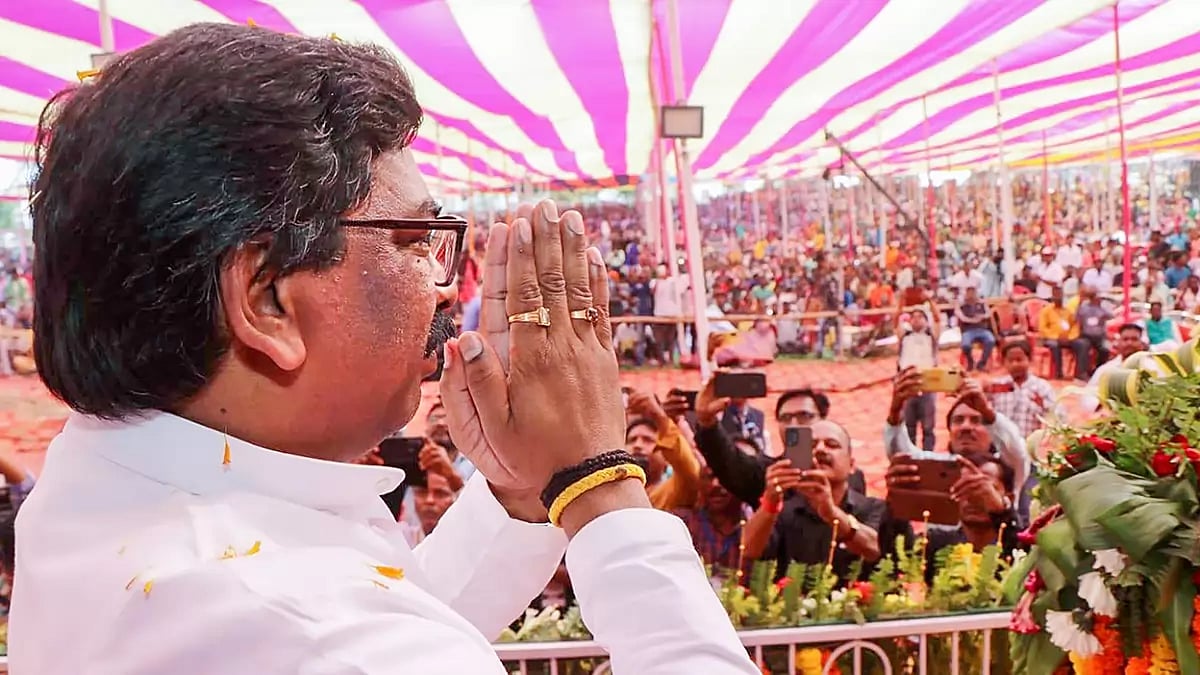 Hemant Soren in Bokaro