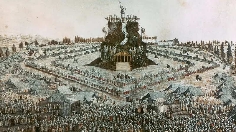 The French Revolution: An etching from Lyon