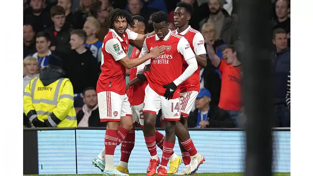 Arsenal are top of the EPL table at the current moment.