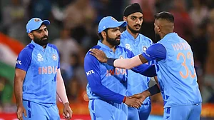 Indian batsmen scored only 38 runs in the powerplay against England.