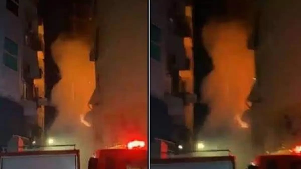 Visuals from the fire incident in Maldives' capital Male