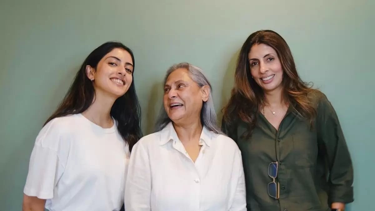 Navya Nanda, Jaya Bachchan, Shweta Nanda
