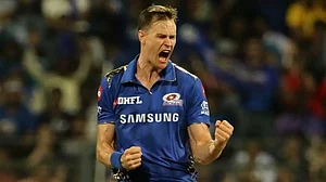 Jason Behrendorff played 5 matches for Mumbai Indians between 2018 and 2020.