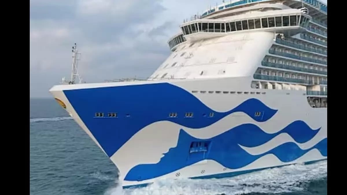 The Majestic Princess docked in Sydney with more than 800 Covid-19 positive passengers onboard