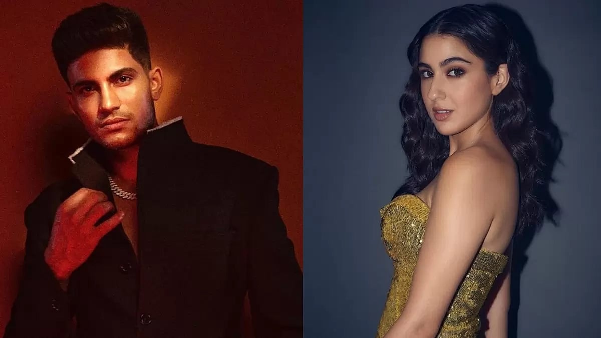 Shubman Gill and Sara Ali Khan
