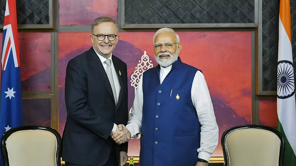 Modi with Anthony Albanese