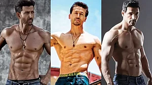 Hrithik Roshan, Tiger Shroff, John Abraham Flaunt Their Washboard Abs